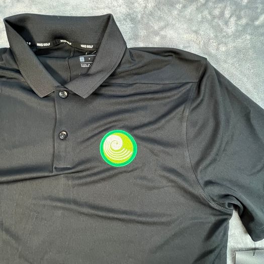 Nike Dri-Fit Golf Polo Shirt - Mens Small Black Breathable Casual Slim Fit BNWT