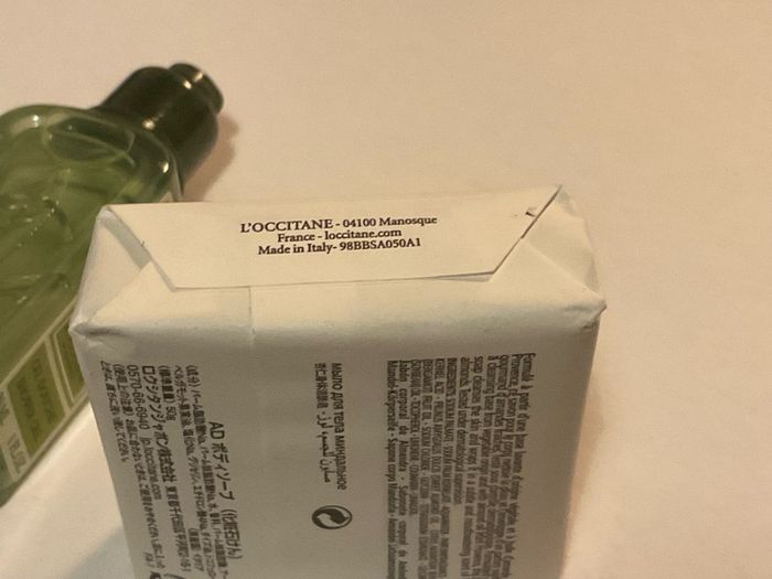 L'Occitane travel set