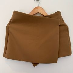 ZARA Beige Skort Tailored Style Size S