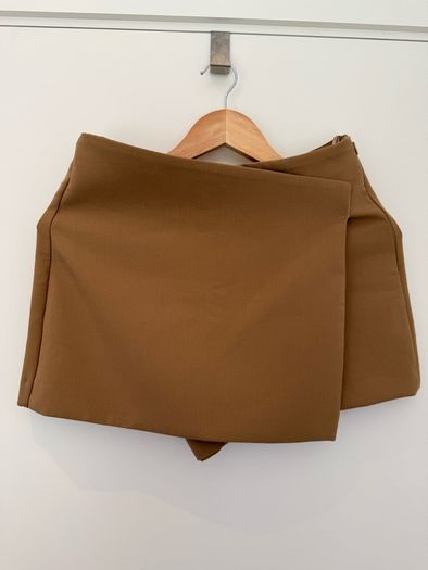 ZARA Beige Skort Tailored Style Size S
