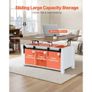 1000 mm Farmhouse Lift Top Coffee Table, Rustic Center Table with Barn Door and Hidden Storage Compartment, Modern Rectangle Lifting Image 5