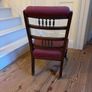 Antique upholstered bedroom chair Image 5