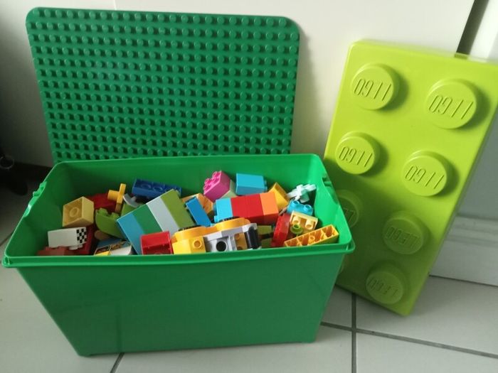 Box of Lego Duplo