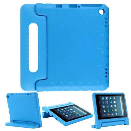 For Amazon Fire HD 8 2022 12th Gen Kids Case Shockproof Cover With Stand - Blue