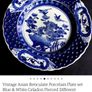 Vintage chinoiserie scalloped pierced plate Image 7