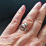 Stg Silver Dolphin Ring Image 4