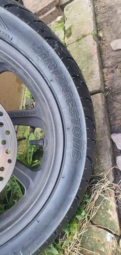 honda pcx front wheel with new tyre
