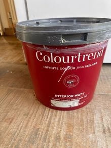 10 litres colourtrend blue paint