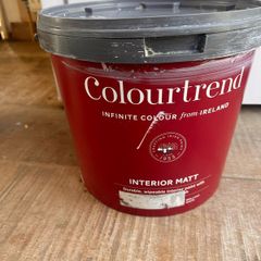 10 litres colourtrend blue paint
