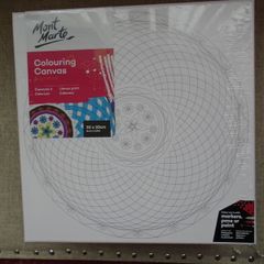 Colouring canvas, Art supplies, Craft supplies, Canvas