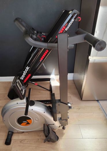 Reebok Treadmill and York Rowing Machine
