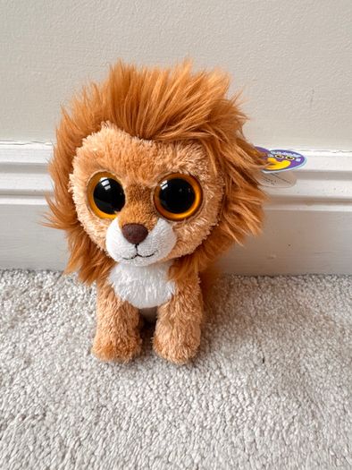 Hero Lion Ty Beanie Boo approx. 15 cm. Used Please see photos