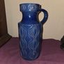 1960's Scheurich West Germany Blue Jug Image 3