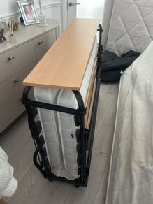 Double folding bed