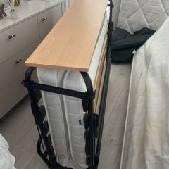 Double folding bed