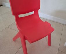Red children chair