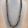 Vintage Venetian African Style Face Glass Beads Necklace 20 inches long Image 4