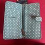 Cath Kidston travel wallet green polka dot Image 2