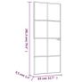 Interior Door Black 83x201.5 cm Tempered Glass&Aluminium (multiple size) Image 7