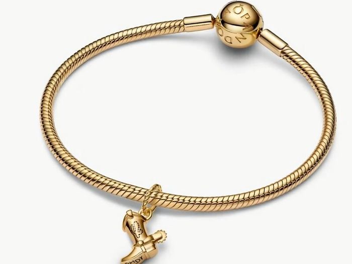 Pandora Disney Pixar Toy Story Cowboy Boot Charm  Brand New