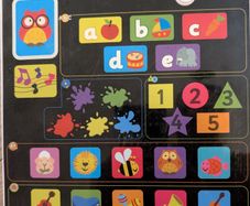 Little Learning Pad Toy Suitable From 12 Months Letters & Numbers