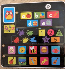 Little Learning Pad Toy Suitable From 12 Months Letters & Numbers
