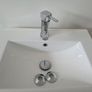 White Bathroom Vanity UnitWhite Bathroom Vanity Unit, Basin and Chrome Tap  Excellent Condition Image 6