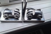 2 aluminum bookends
