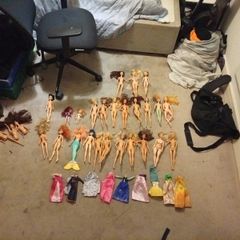 barbies lot of 26 dolls quick sell