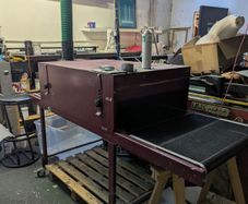 tshirt screen printing equipment. dryer tunnel