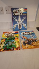 Action Force GI Joe Annual Hardbooks 1980's x3