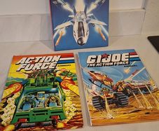 Action Force GI Joe Annual Hardbooks 1980's x3