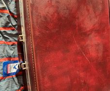 suitcase in old fashioned style