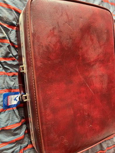suitcase in old fashioned style