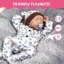 Reborn Dolls, 17 inch Handmade Realistic Reborn Babies Soft Vinyl Body, Reborn Baby Doll Looks Like a Real Baby Image 6