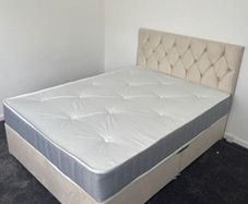 New Stylish single ,Double 4ft, 4ft6, King 5ft And 6ft Superking Sizes Divan Beds Instock. Drawers And Optional Tufted Mattresses Available. Free Delivery