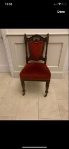 2No Victorian Chairs