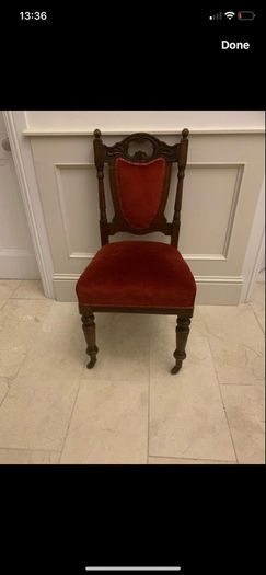 2No Victorian Chairs