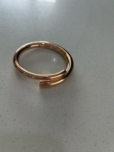 Calvin Klein rose gold bangle