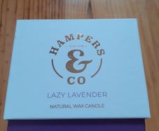Candle 20 euro lavender natural wax
