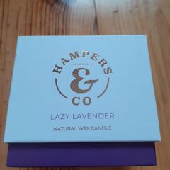 Candle 20 euro lavender natural wax