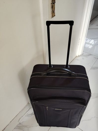 black suitcase