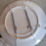 Lovely Very Old Bone China Hanging Plate Have Been Stapled.. Image 3