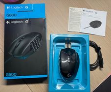 LIKE NEW LOGITECH G600 Gaming Mouse MMO 20-Programmable Buttons 8200 DPI