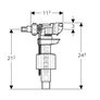 Geberit TYP380 inlet valve - 3/8 inch Image 3