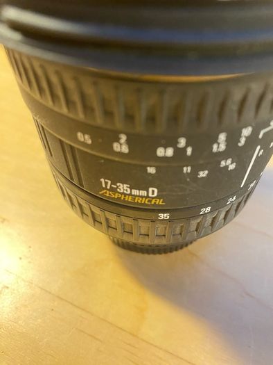 Sigma Wide Angle Len