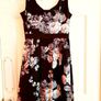 Black & white front zip dress, Small size Image 2