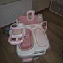 dolls crib bath and highchair Image 2