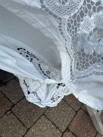 Handmade embroidered duvet cover