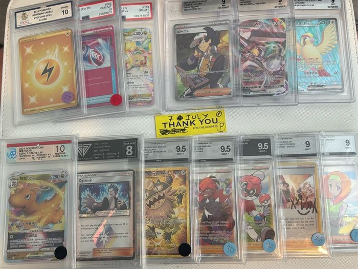 pokemon cards  graded lot